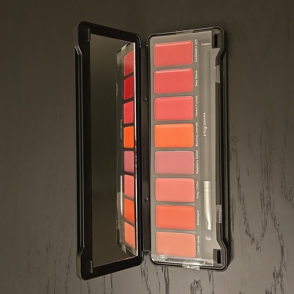 Profusion Cosmetics Other - NWT Profusion Cosmetics Metal Lipstick Case with Mirror and Lip Brush